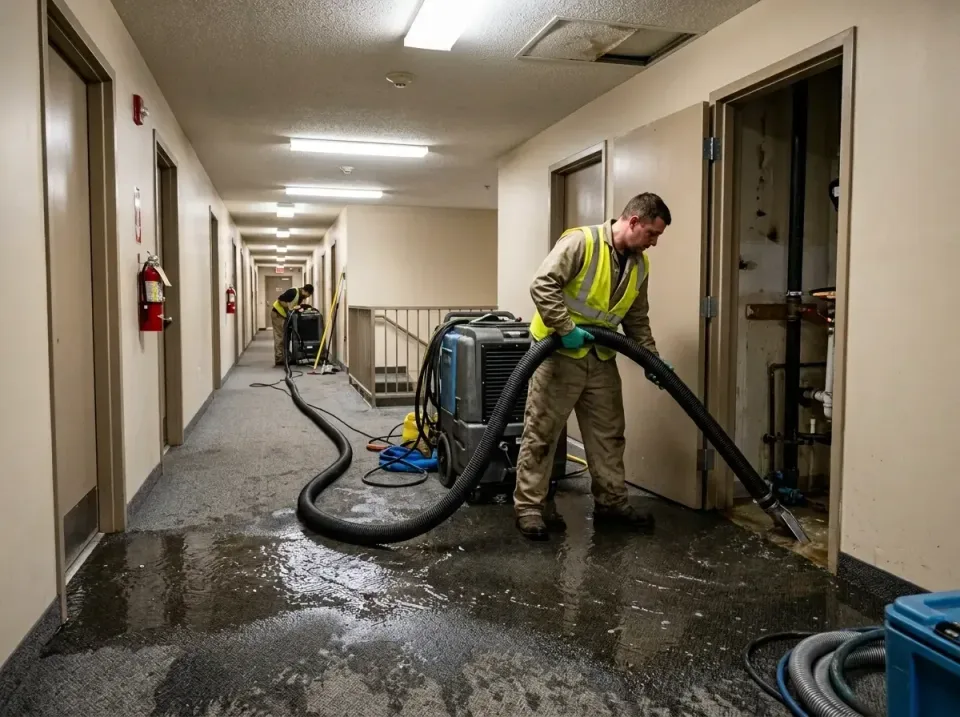 multi-unit-apartment-hallway-f-005 — frequently asked questions, Emergency Burst Pipe Water Extraction & Removal in Vivian,…